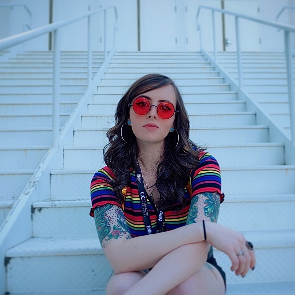Delias Rainbow Crop Top
